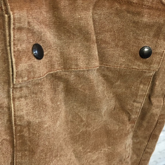 VTG The Australian Outback Collection Oilskin Drover Duster Jacket Mens Unisex S - Picture 12 of 16